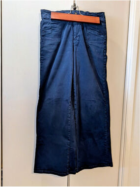 Mica Denim High Rise Wide Leg Jeans Dark Wash Stretch Size 31 Style MDP-W506DN